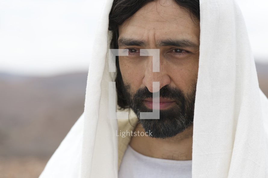 portrait headshot of Jesus 