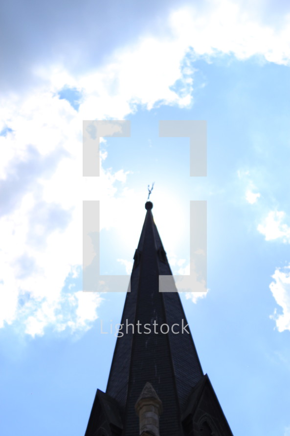 top of a steeple
