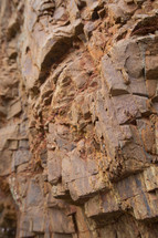 closeup of a rocky cliff 