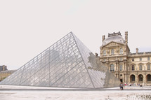 glass Pyramid in front of the Louvre 