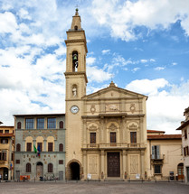Church of Insigne Collegiata S. Lorenzo in Montevarchi, Tuscany, Italy
