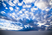 vast sands and cloudy sky 