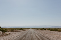 a rural Nevada road 
