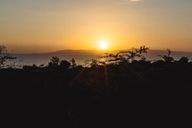sunset in Haiti 