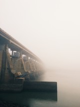fog over bridge 