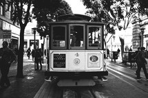 trolley car