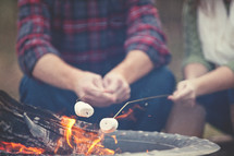 roasting marshmallows 