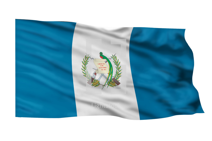 Flag of Guatemala.