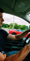 teen boy driving 