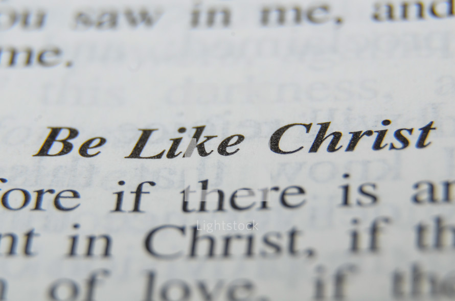 Be Like Christ 