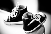 Pair of Converse All-Star tennis shoes.