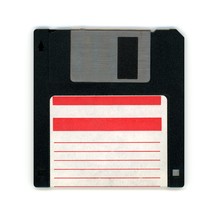 Magnetic diskette for personal computer data storage aka floppy disk