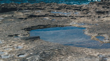 tide pools on rocks 
