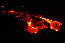 flowing lava 
