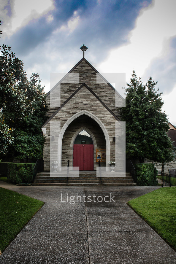 Church entrance.