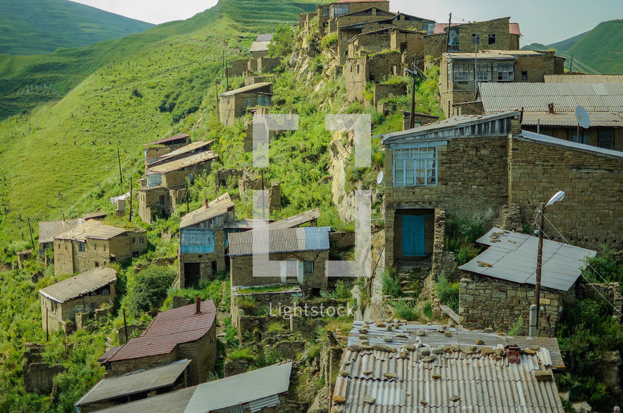 This is the old village of Ulluchara which is located in Dagestan, Russia. There are 33 different nationalities lives there. They have their own culture and traditions. Unreached people groups.