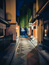 Night In The Urban Streets Of Tokyo 