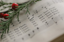 the newborn king, Christmas sheet music 