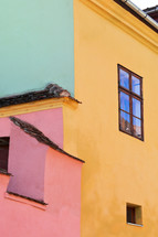 Colorful Houses In Sighisoara Romania