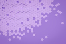 purple hexagon background 