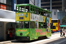 double decker tour bus