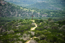 path leading to a cross