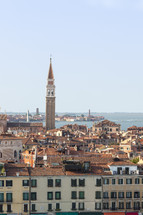 An image of a tower in Venice Italy