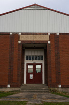Small town public school building