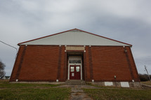 Red, brick public school building