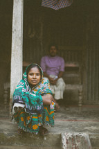 A husband and wife in India 