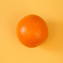orange on yellow 