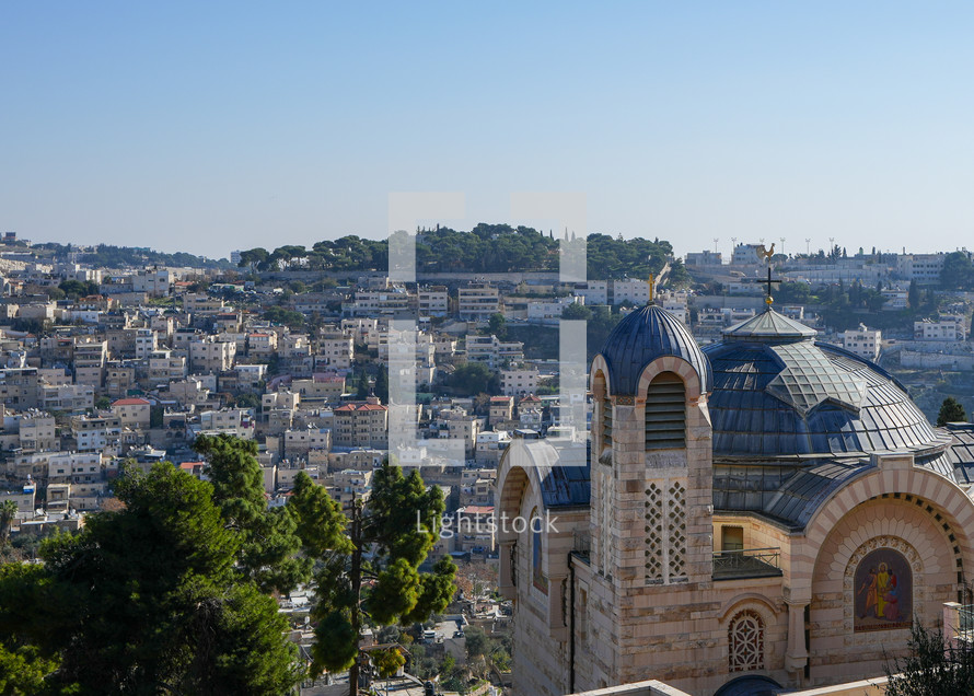 Church of Saint Peter in Gallicantu on the Mount of Zion in Jerusalem