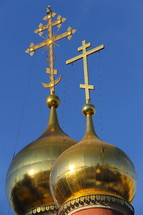 Russian Orthodox Church spires