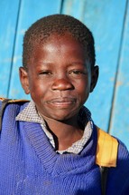 smiling child in Africa 