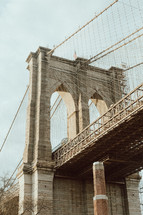 view of a bridge in New York City 