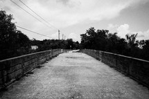 small country road over a bridge 