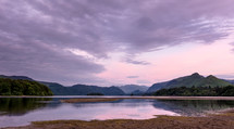 lake in England at dawn 