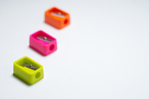 Colored pencil sharpeners