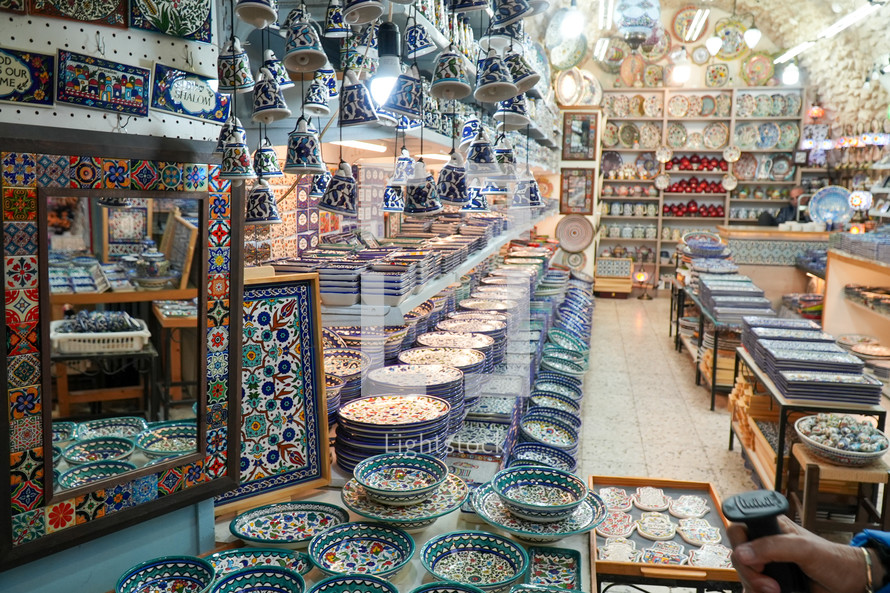 Ceramic Shop in Jerusalem