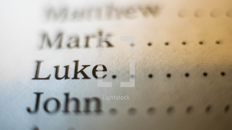 The New Testament Index, Matthew, Mark, Luke, John 