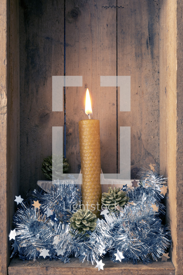 Christmas candle 