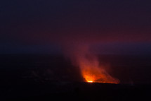 erupting volcano 