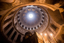 dome of the church of the holy sepulchre 