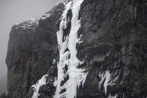 frozen waterfall 