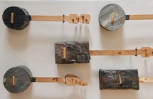 rustic handmade musical instruments 