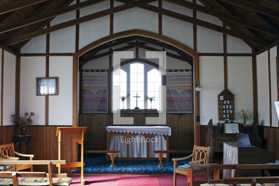 altar in a church 