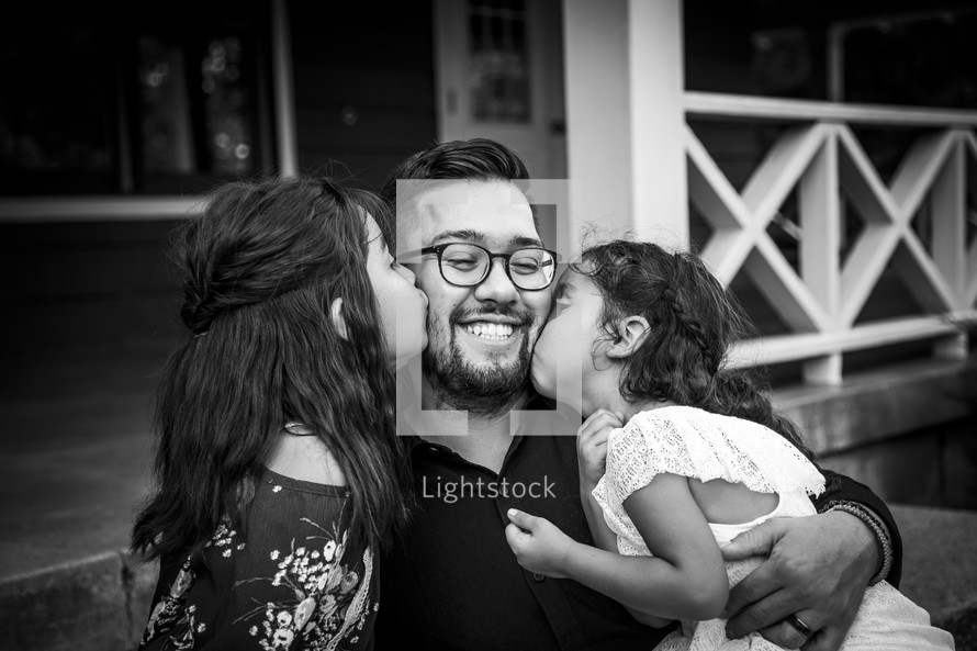 father and daughters 