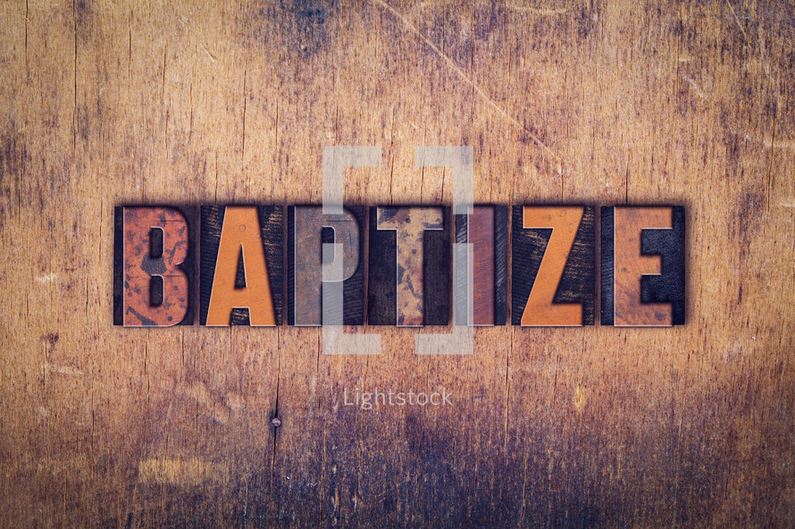 word baptize 