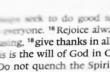 Rejoice, Give thanks 