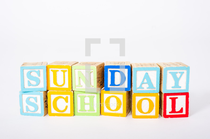 Sunday School blocks